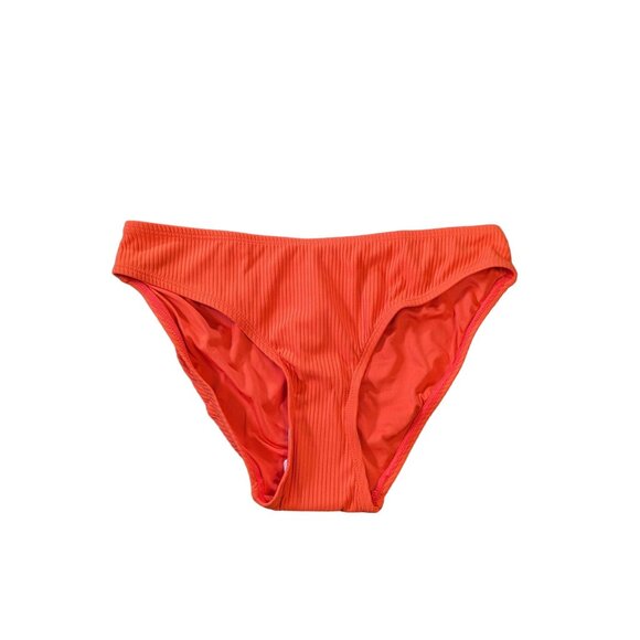 Andie Swim Bikini Rib Bottom Siren Orange Size Small - Picture 5 of 6